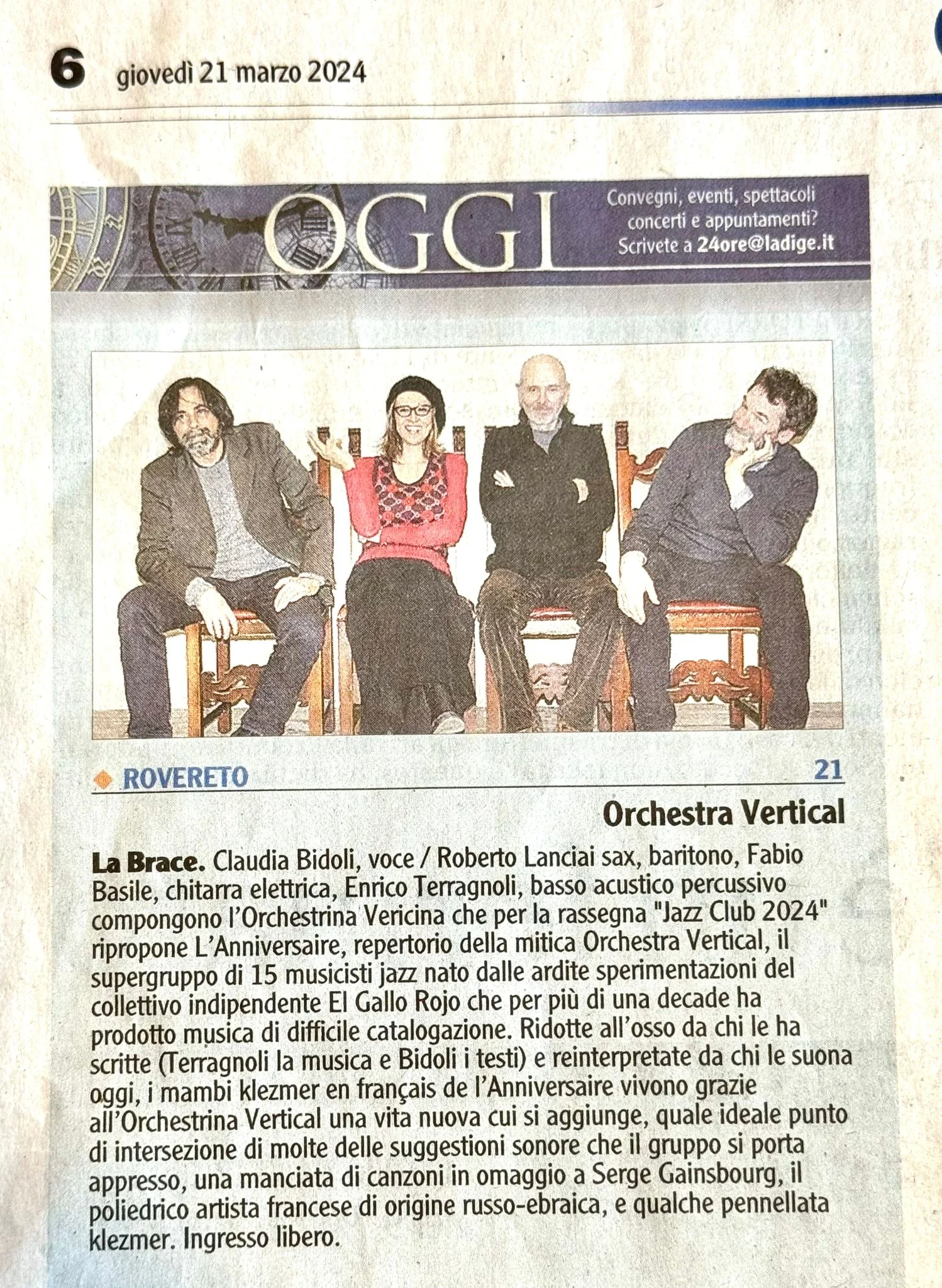Anteprima: Orchestra Vertical
