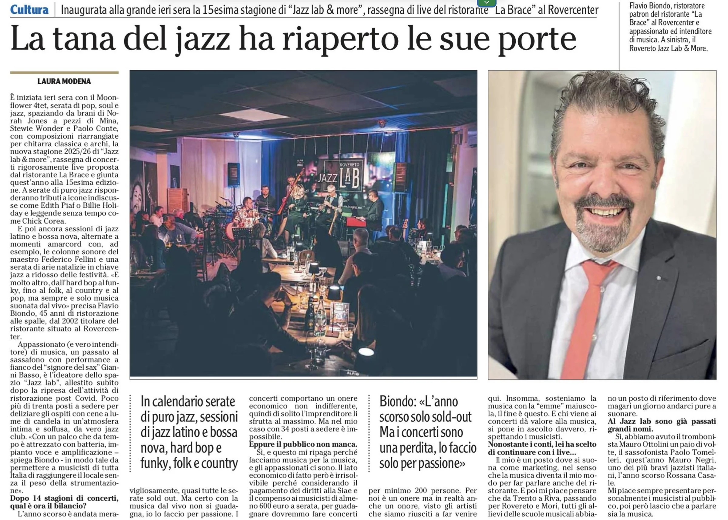 Anteprima: La tana del jazz ha riaperto le sue porte